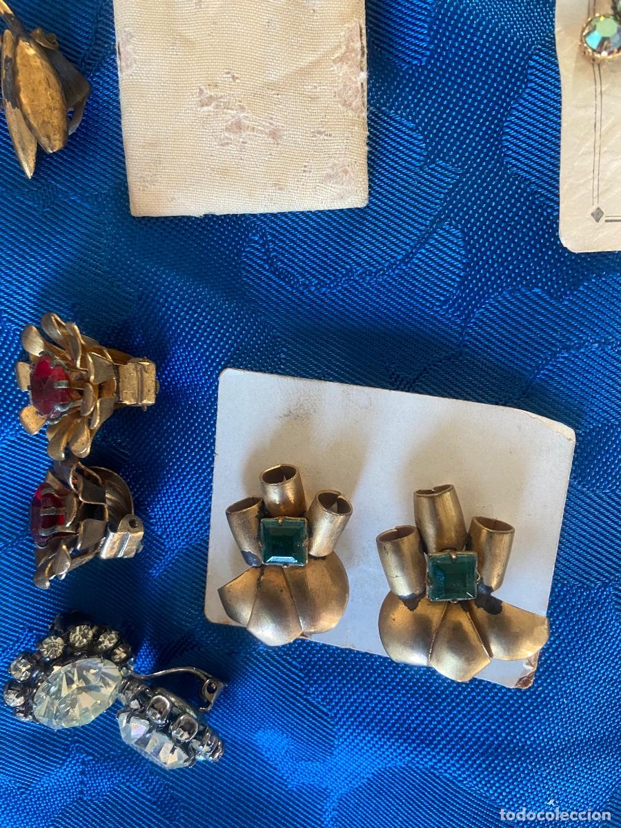 Vintage: 17 PARES DE PENDIENTES. - Foto 5