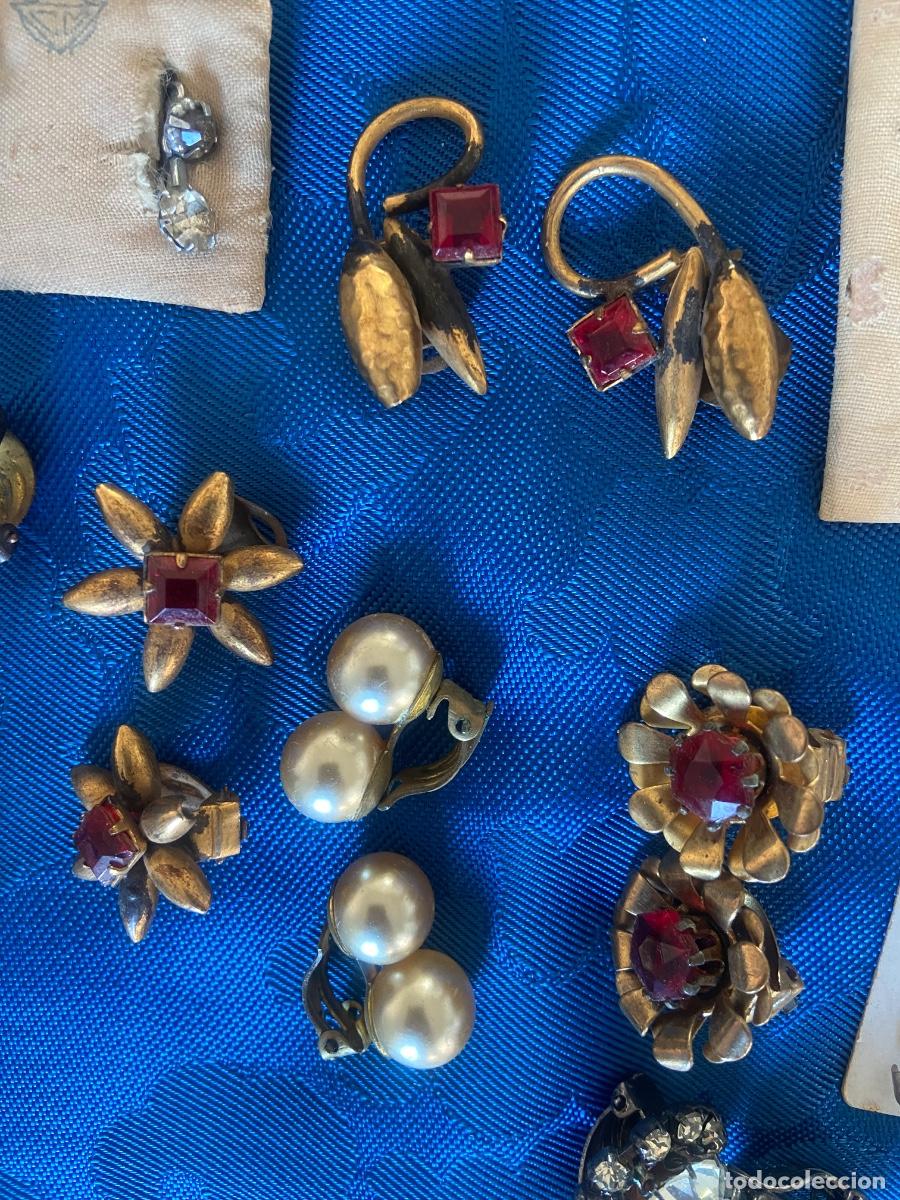 Vintage: 17 PARES DE PENDIENTES. - Foto 6