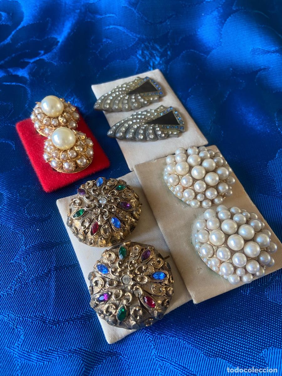 Vintage: 4 PARES DE PENDIENTES DE GRAN TAMA&Ntilde;O - Foto 1