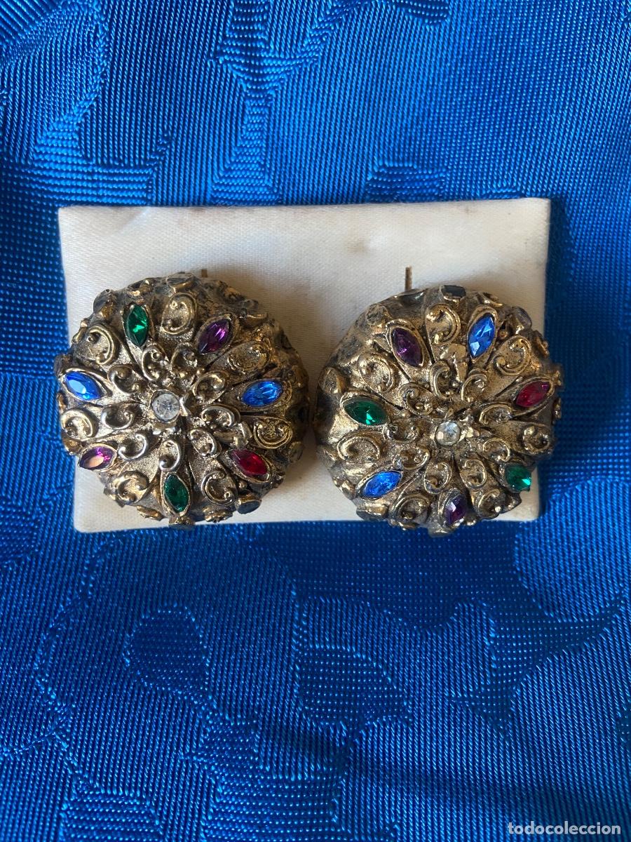 Vintage: 4 PARES DE PENDIENTES DE GRAN TAMA&Ntilde;O - Foto 3