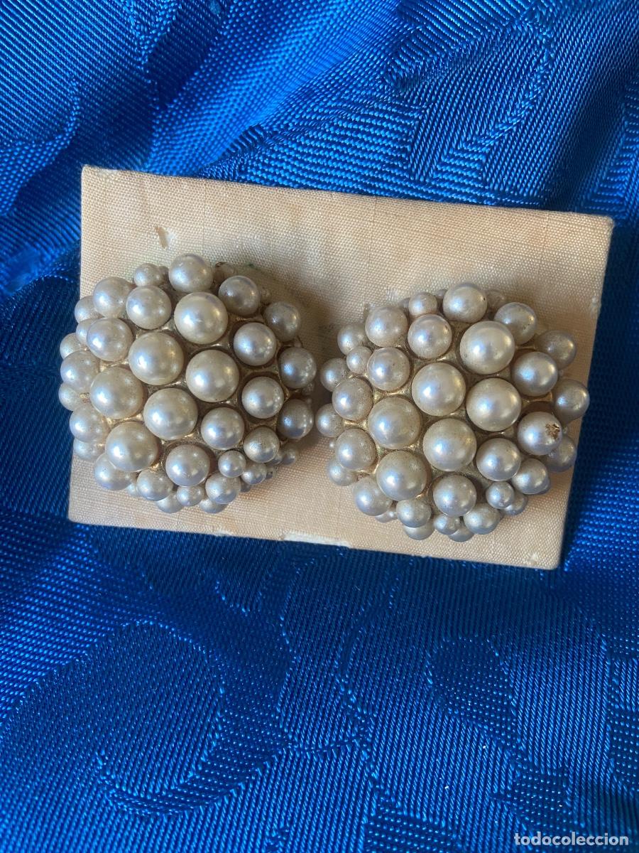 Vintage: 4 PARES DE PENDIENTES DE GRAN TAMA&Ntilde;O - Foto 6