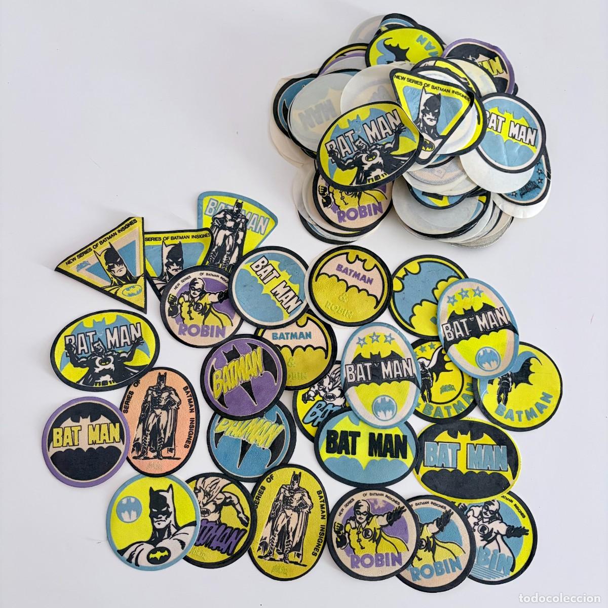 Vintage: Lote x140 Parches ropa plancha calors Series BATMAN DC COMICS Insignes VINTAGE