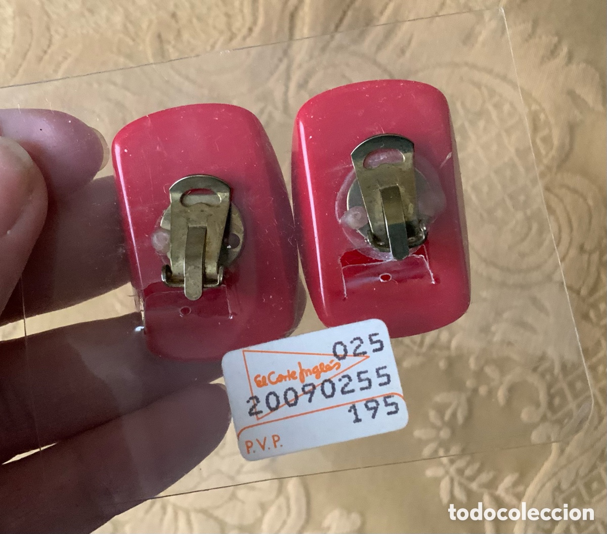 Vintage: PENDIENTES A&Ntilde;OS 70 EL CORTE INGL&Eacute;S - Foto 5