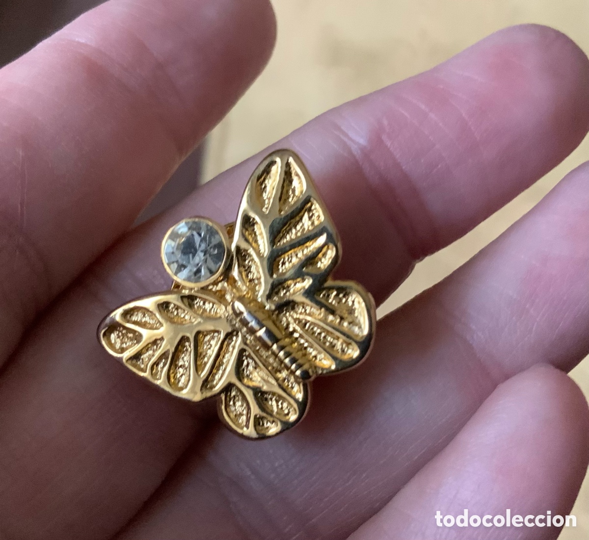Vintage: PENDIENTES MARIPOSA A&Ntilde;O 80 - Foto 4