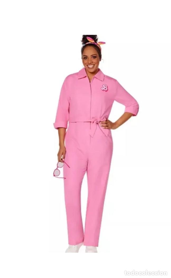 Vintage: Barbie mono rosa pink jumpsuit nuevo a estrenar talla adulto plus 1X