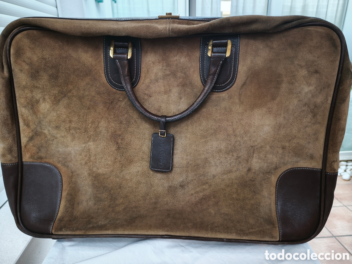 Vintage: LOEWE MALETA DE ANTE Y PIEL VINTAGE