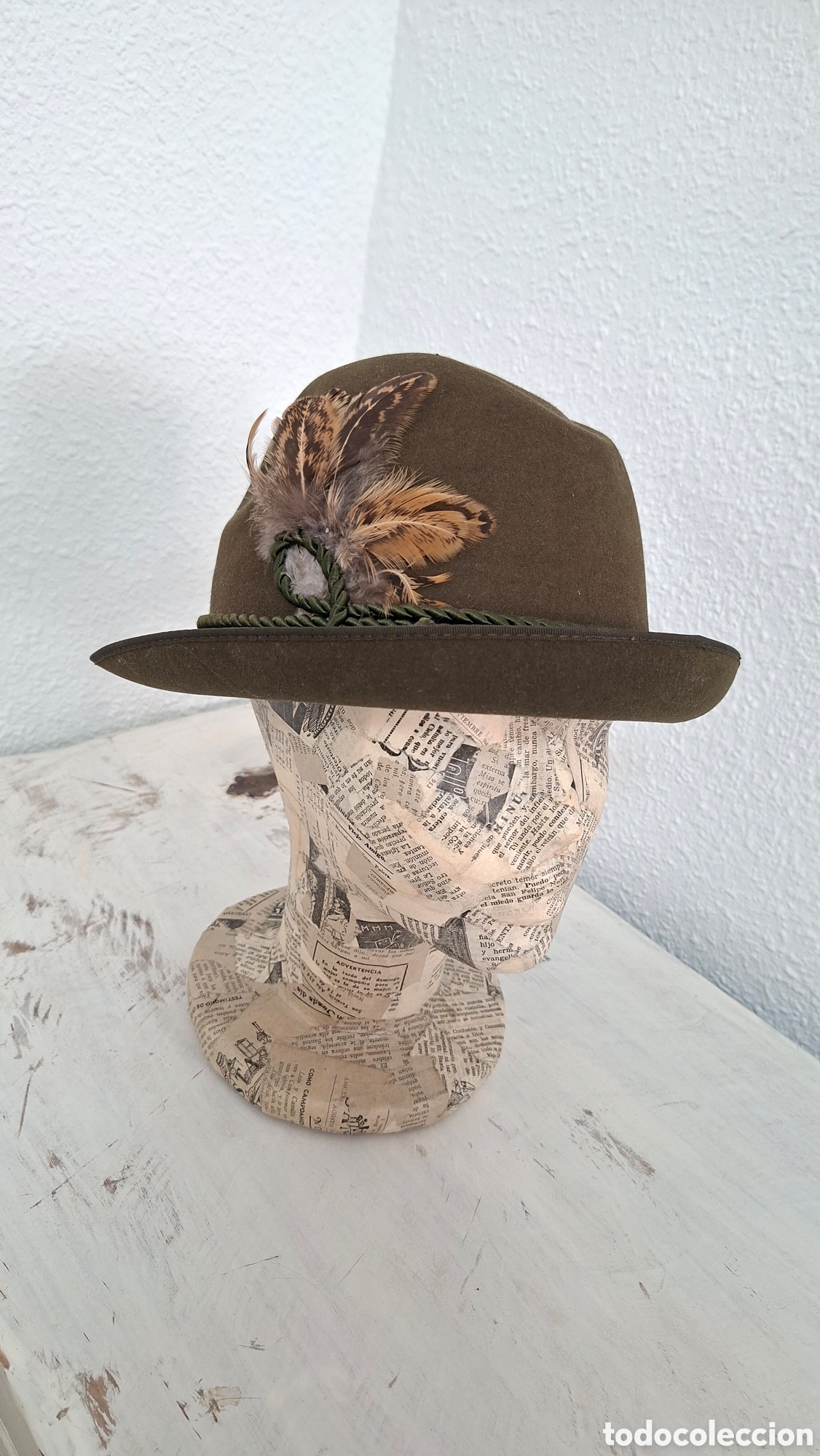 Vintage: Sombrero Tirol&eacute;s Vintage Wegener Talla 56