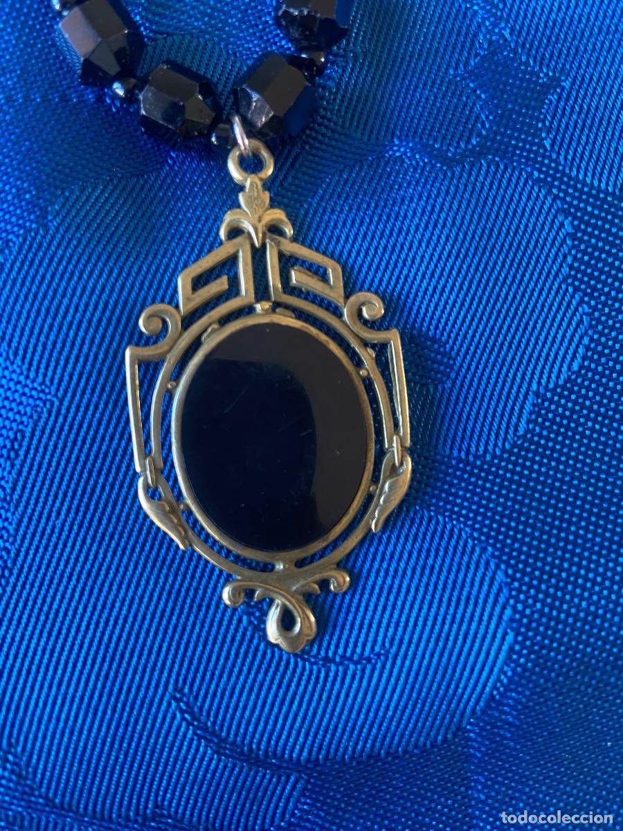 Vintage: COLLAR DE CUENTAS DE CRISTAL CON COLGANTE - Foto 2