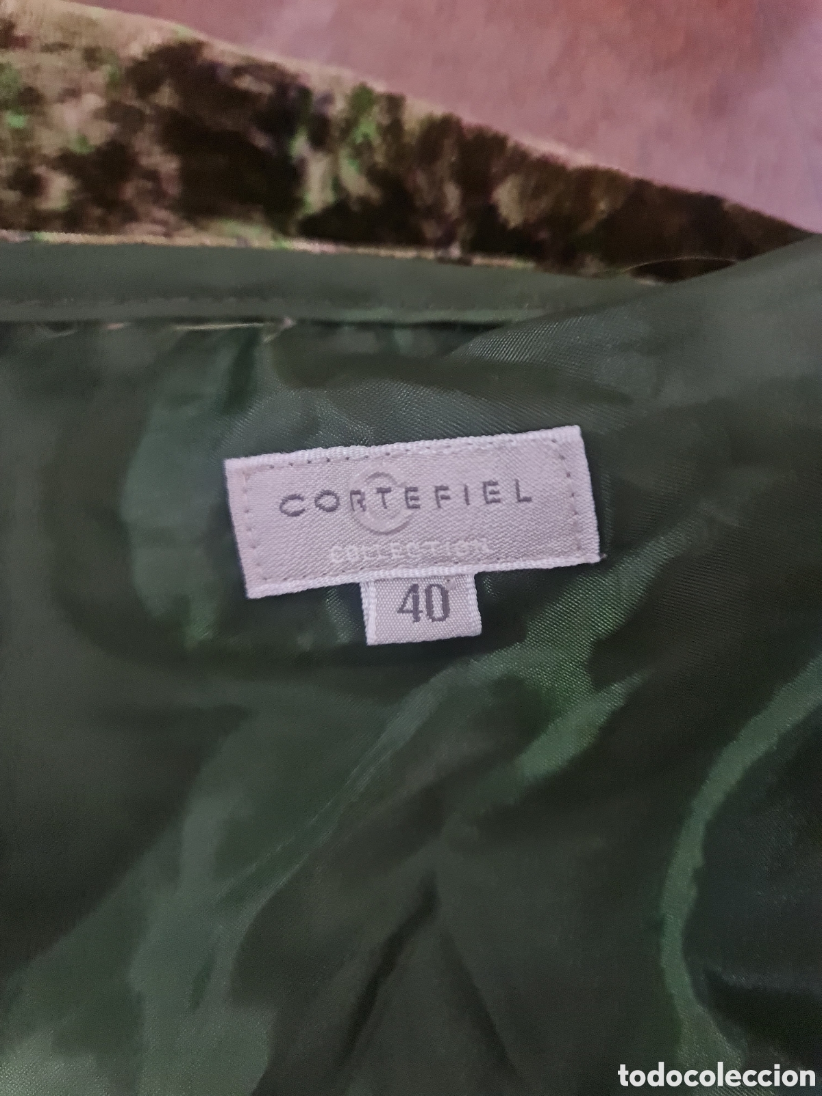 Vintage: Vintage Terciopelo Devor&eacute; - Cortefiel Collection (Talla 40) - Foto 6