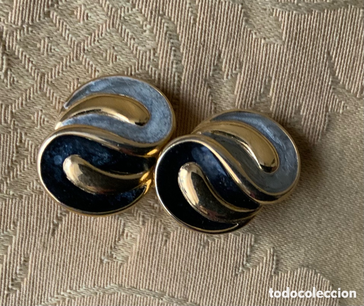 Vintage: PENDIENTES A&Ntilde;OS 70 ESMALTADOS - Foto 5