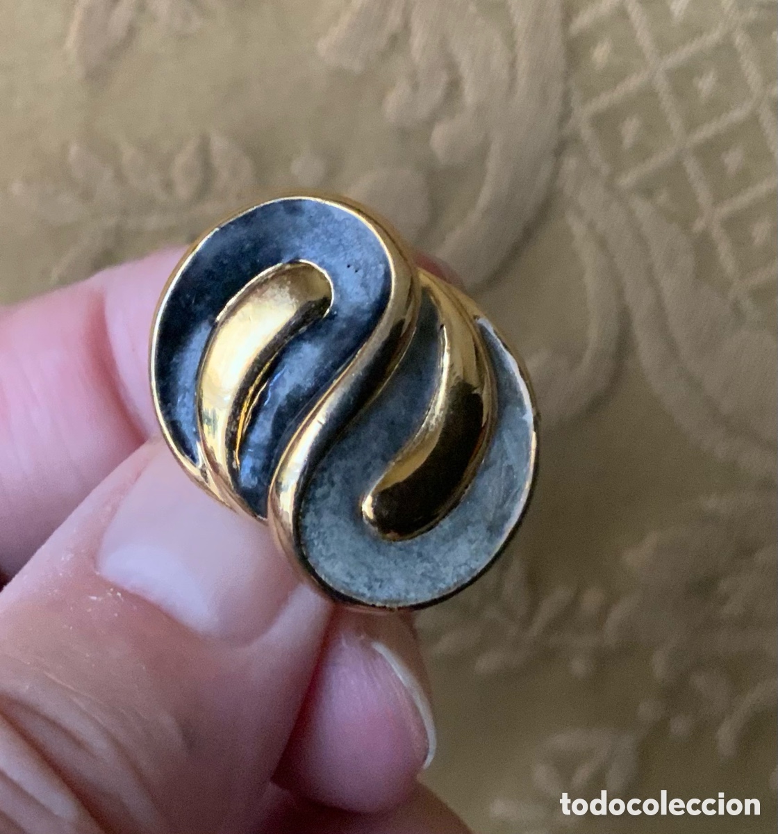 Vintage: PENDIENTES A&Ntilde;OS 70 ESMALTADOS - Foto 6