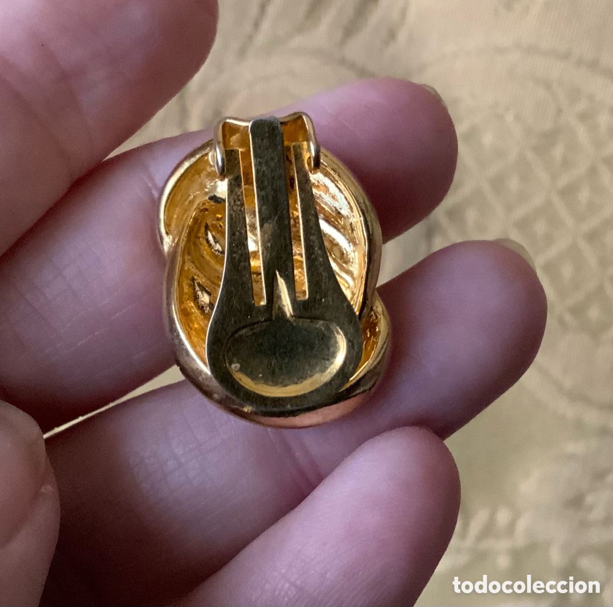 Vintage: PENDIENTES A&Ntilde;OS 70 ESMALTADOS - Foto 7