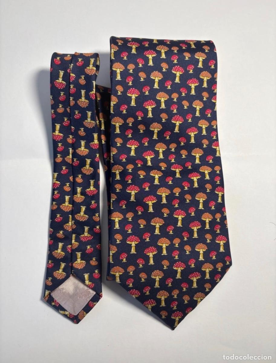 Vintage: Corbata Setas de Seda Natural 100% (LLADR&Oacute;) - Foto 1