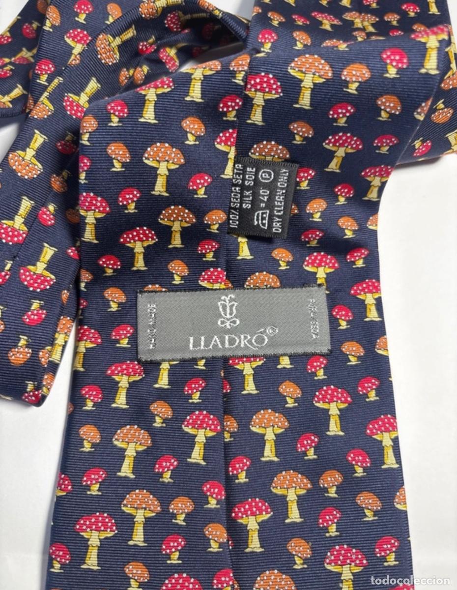 Vintage: Corbata Setas de Seda Natural 100% (LLADR&Oacute;) - Foto 4