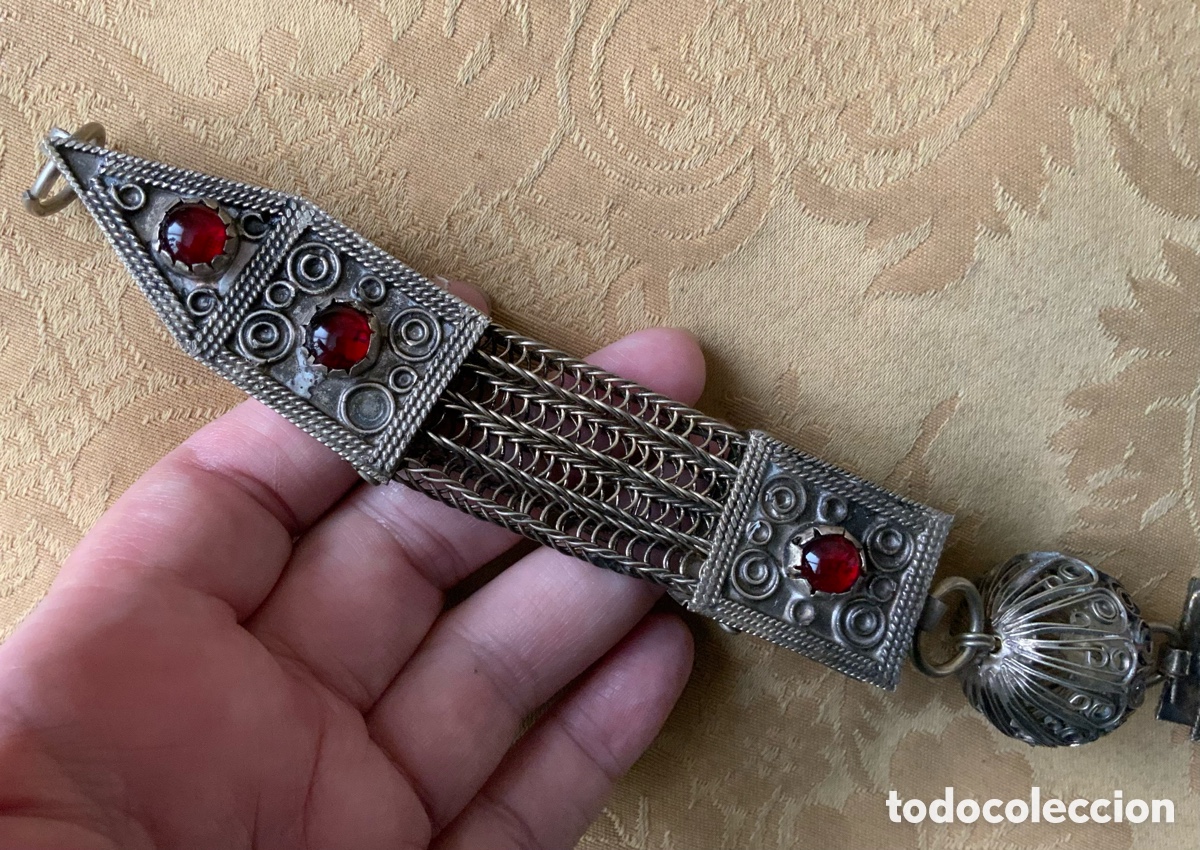 Vintage: COLLAR ETNICO AFGANO TRADICI&Oacute;N KUCHI - Foto 3