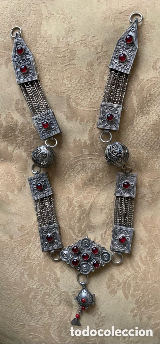 Vintage: COLLAR ETNICO AFGANO TRADICI&Oacute;N KUCHI - Foto 7