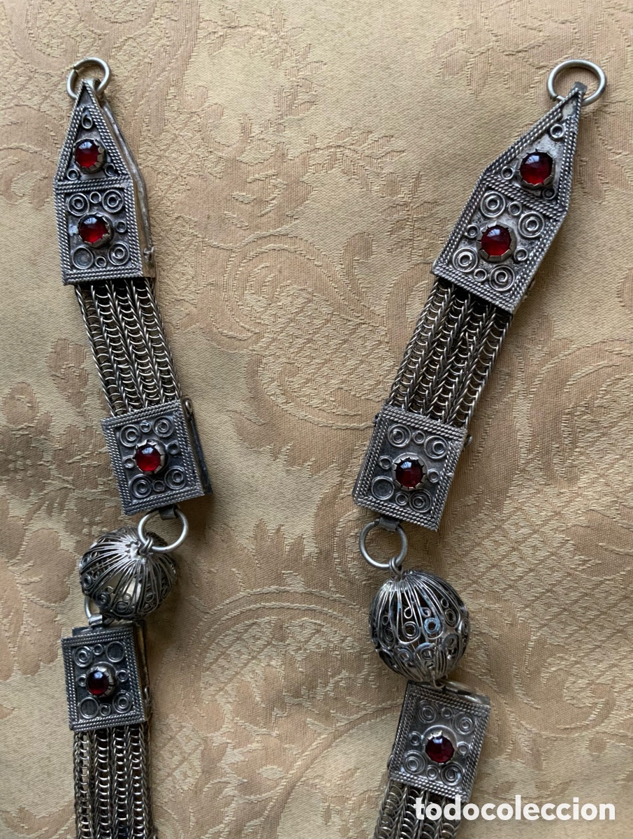 Vintage: COLLAR ETNICO AFGANO TRADICI&Oacute;N KUCHI - Foto 9