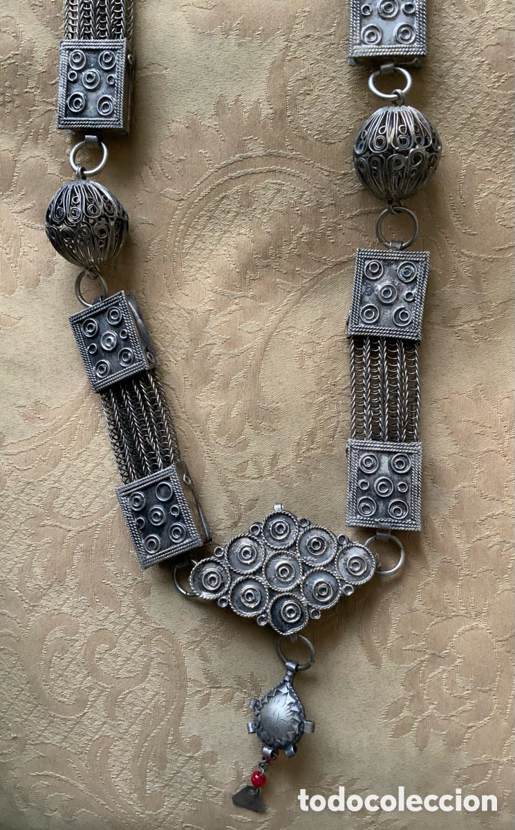Vintage: COLLAR ETNICO AFGANO TRADICI&Oacute;N KUCHI - Foto 11