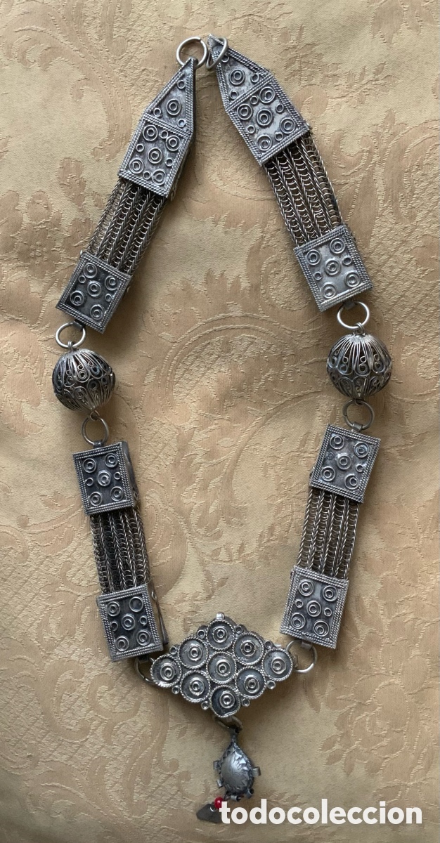 Vintage: COLLAR ETNICO AFGANO TRADICI&Oacute;N KUCHI - Foto 13