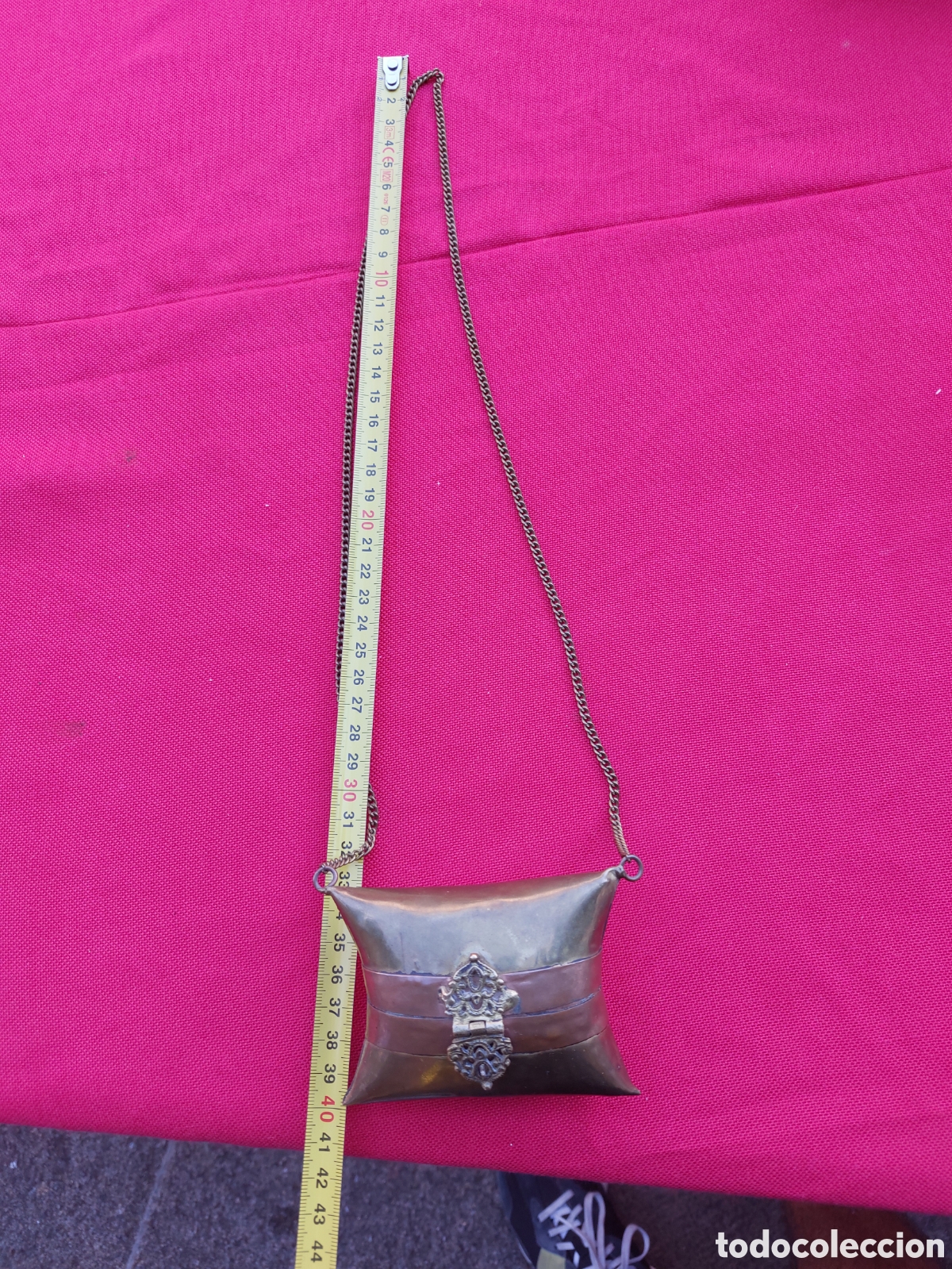 Vintage: Bolso vintage de laton - Foto 3