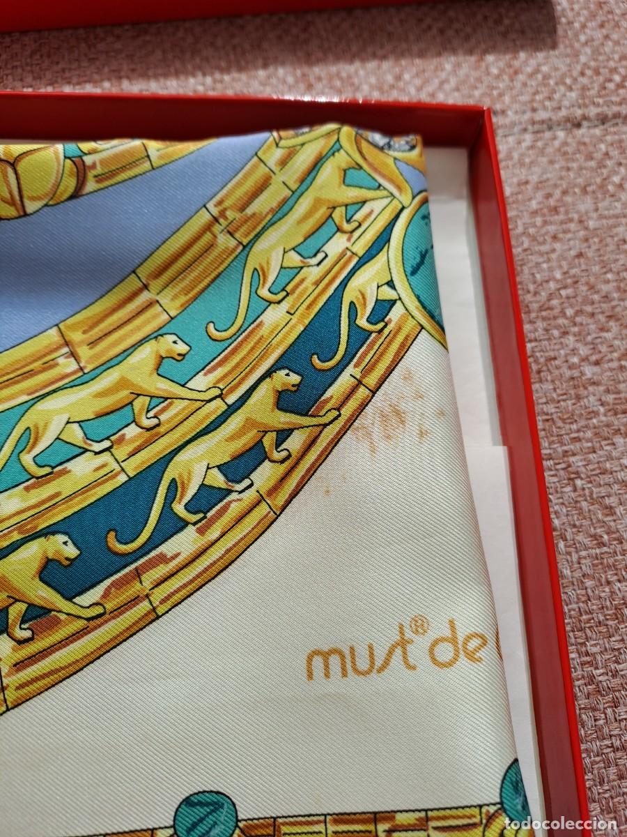 Vintage: Pa&ntilde;uelo seda Must de Cartier - Foto 2