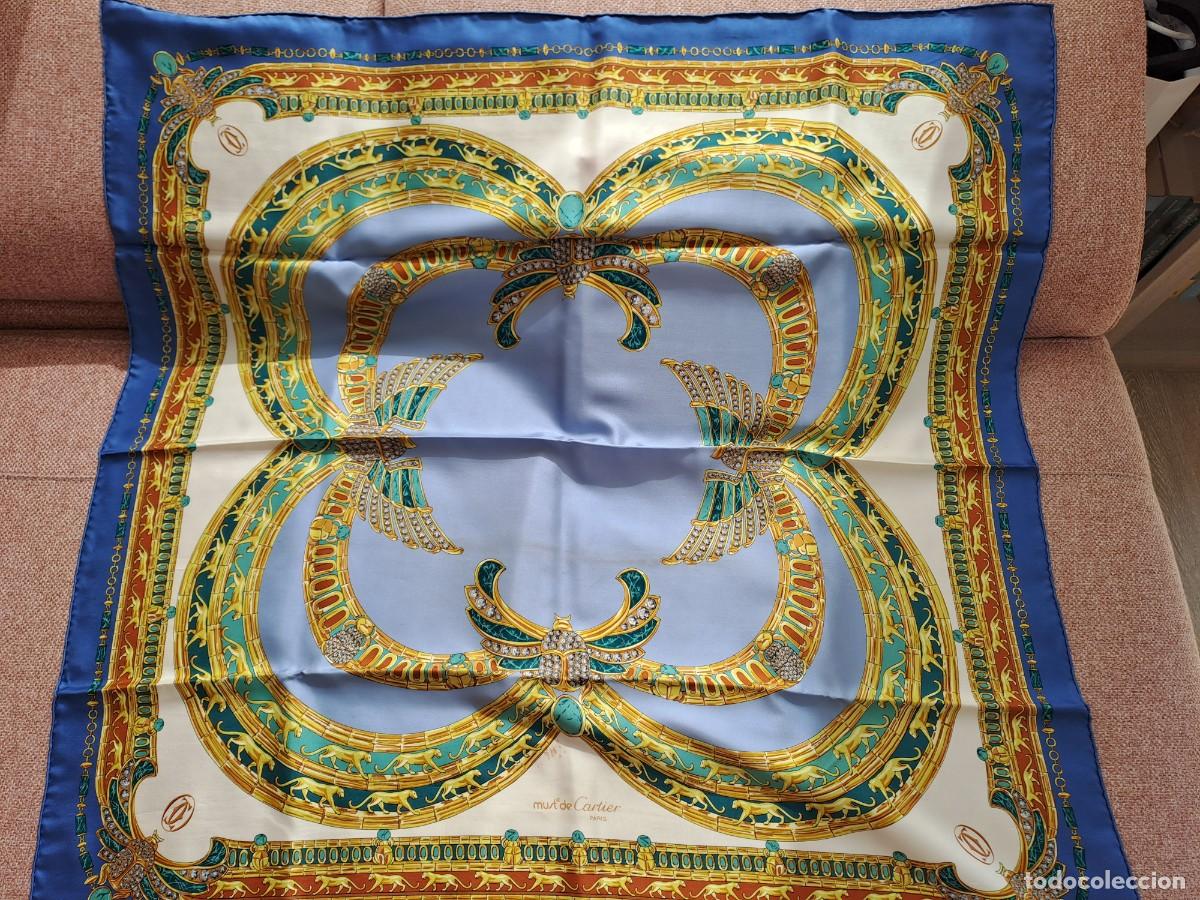 Vintage: Pa&ntilde;uelo seda Must de Cartier - Foto 3