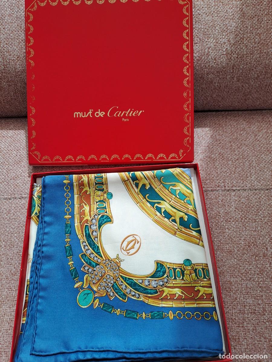 Vintage: Pa&ntilde;uelo seda Must de Cartier - Foto 7