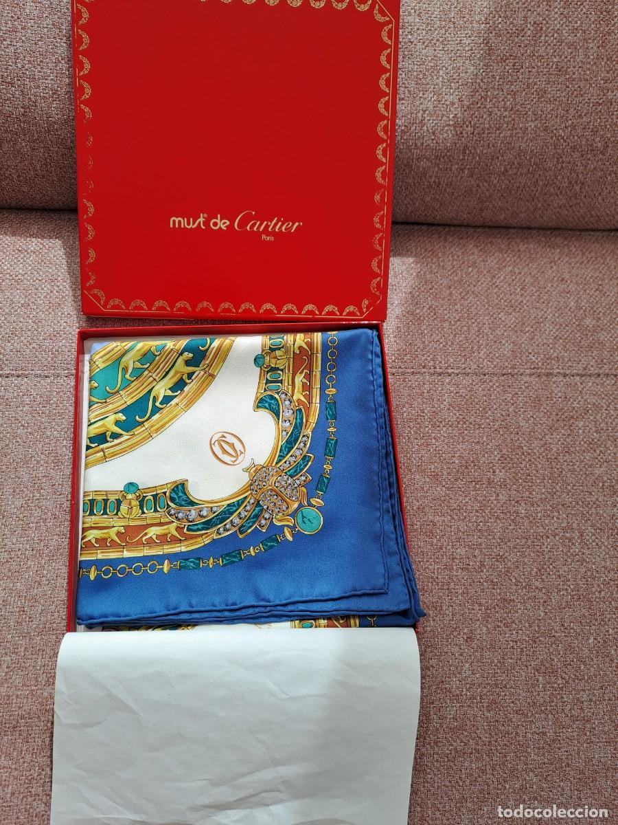 Vintage: Pa&ntilde;uelo seda Must de Cartier - Foto 8