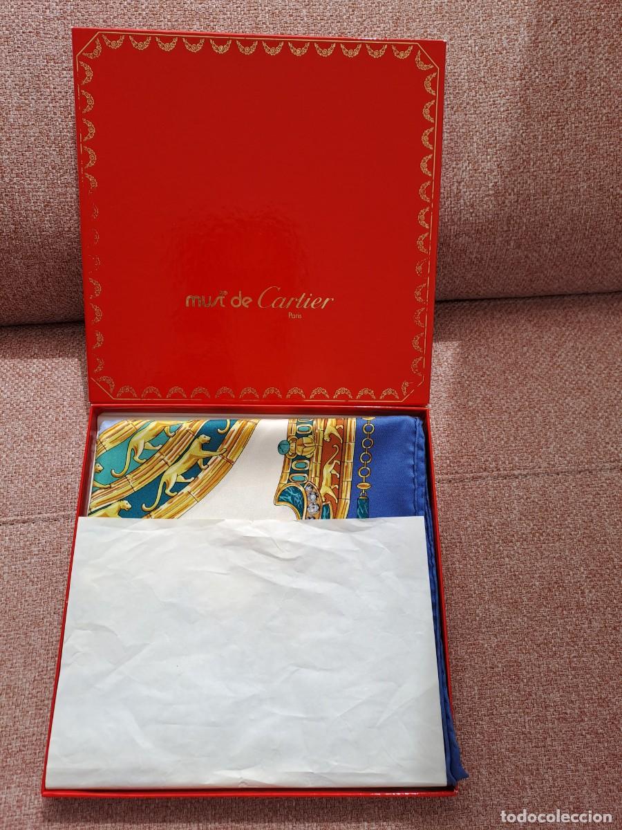 Vintage: Pa&ntilde;uelo seda Must de Cartier - Foto 9