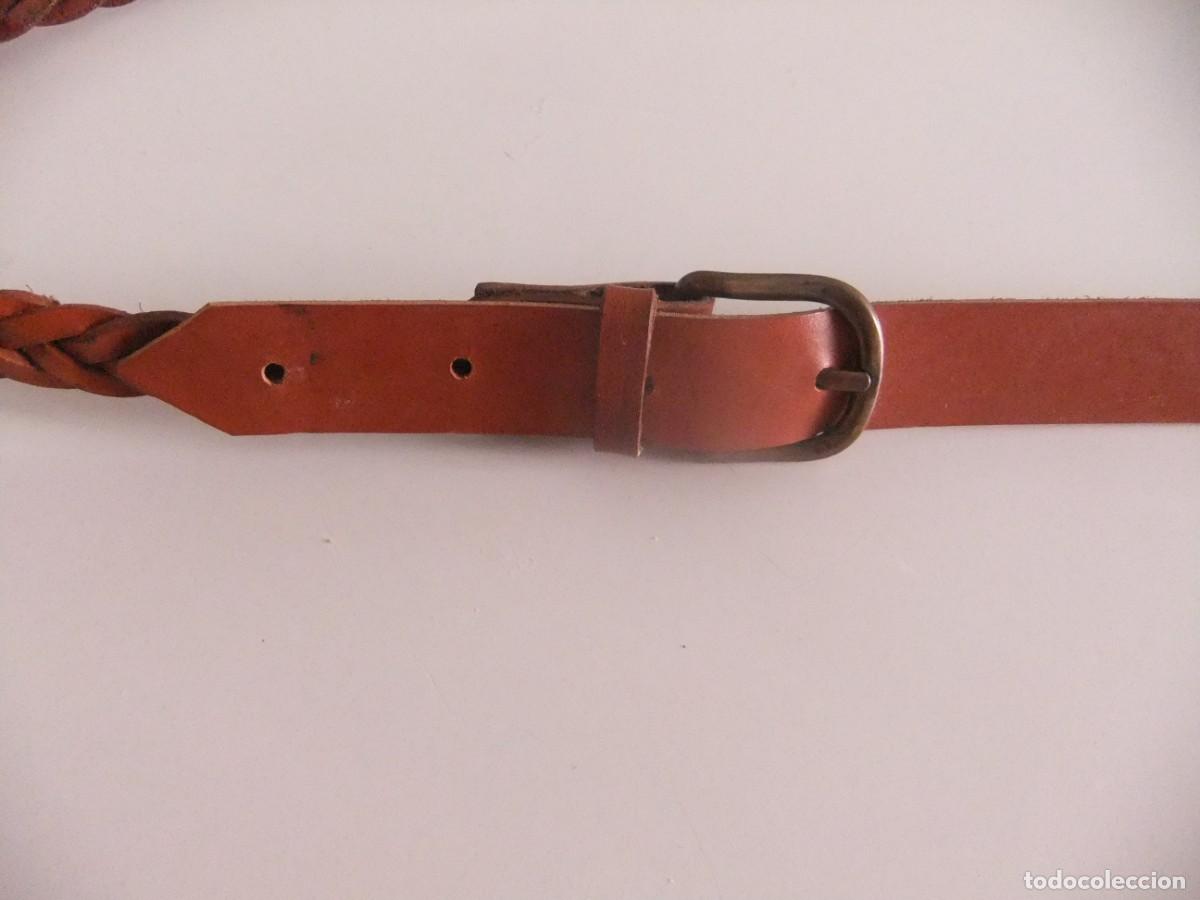 Vintage: cartera en cuero bandolera - Foto 5