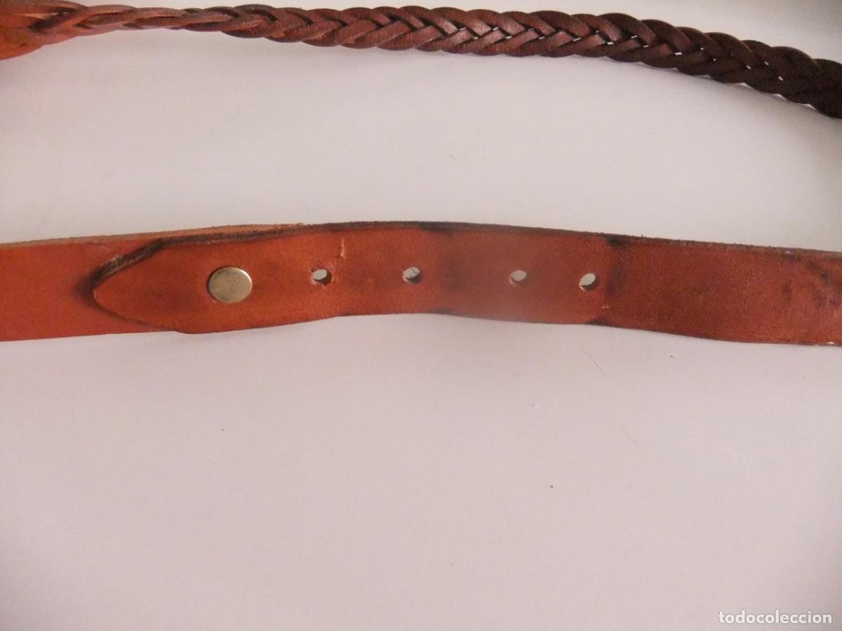 Vintage: cartera en cuero bandolera - Foto 6