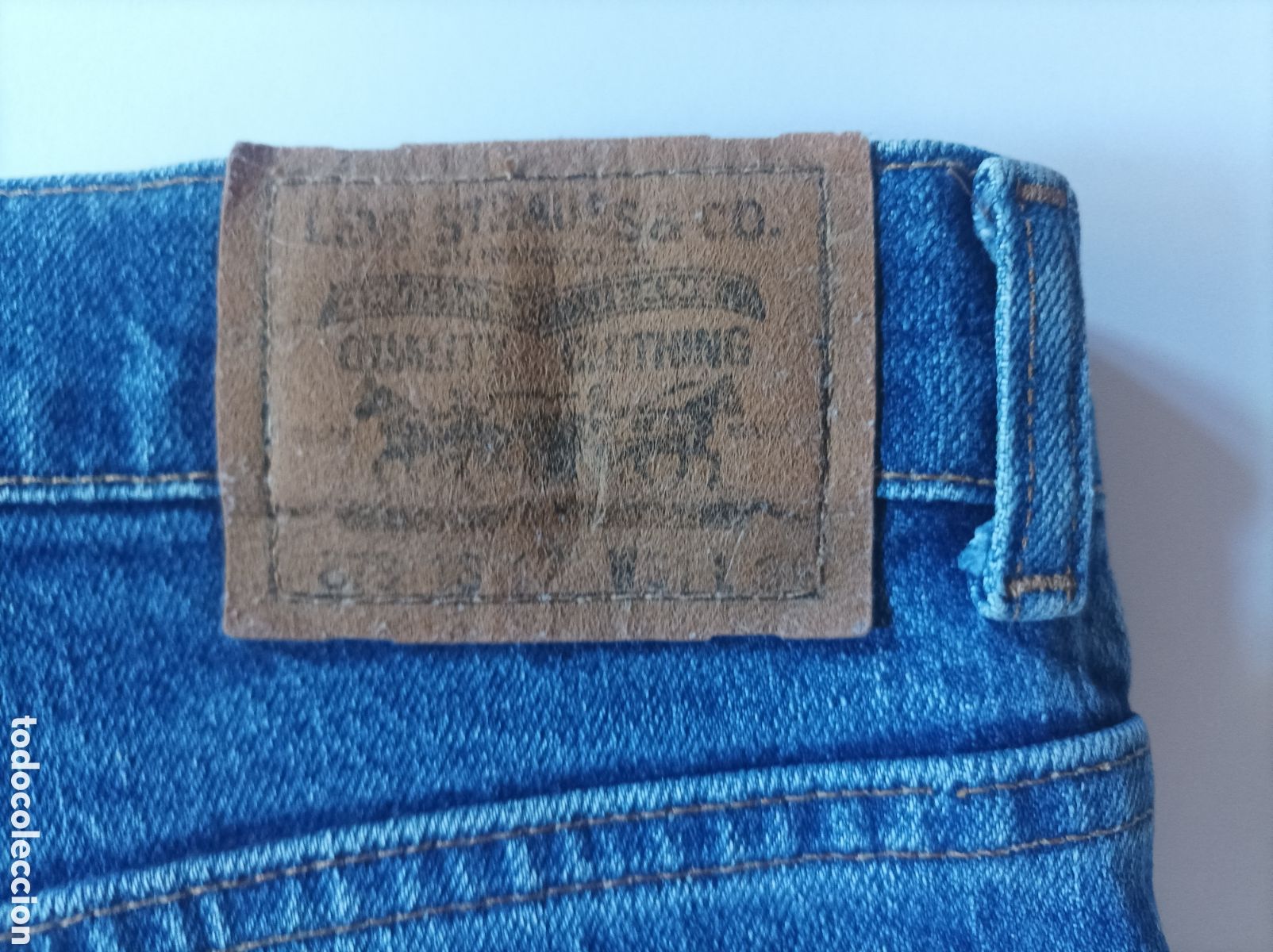 Vintage: PANTALON LEVIS. ETIQUETA NARANJA. MUY BUEN ESTADO. ORIGINAL.