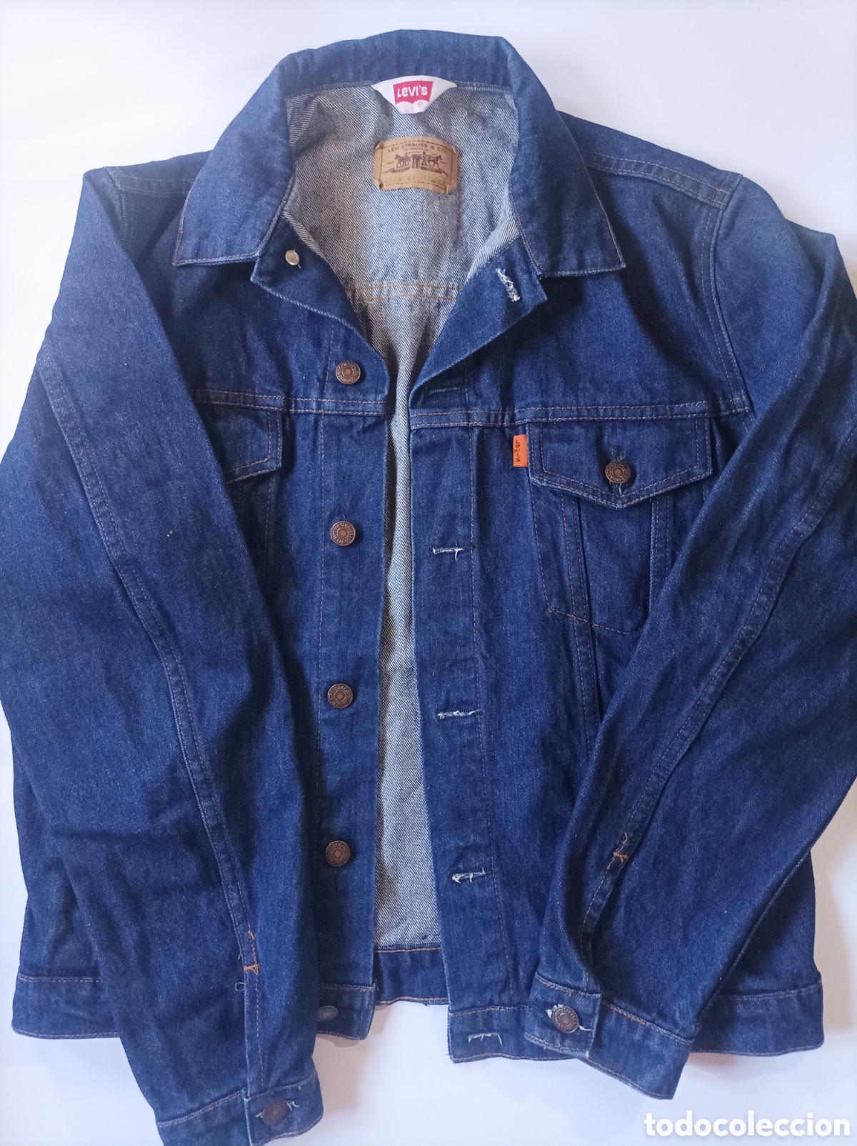 Vintage: CAZADORA LEVIS. ETIQUETA NARANJA. EXCELENTE ESTADO. MUY ESCASA. ORANGE TAB. VINTAGE. CHAQUETA.