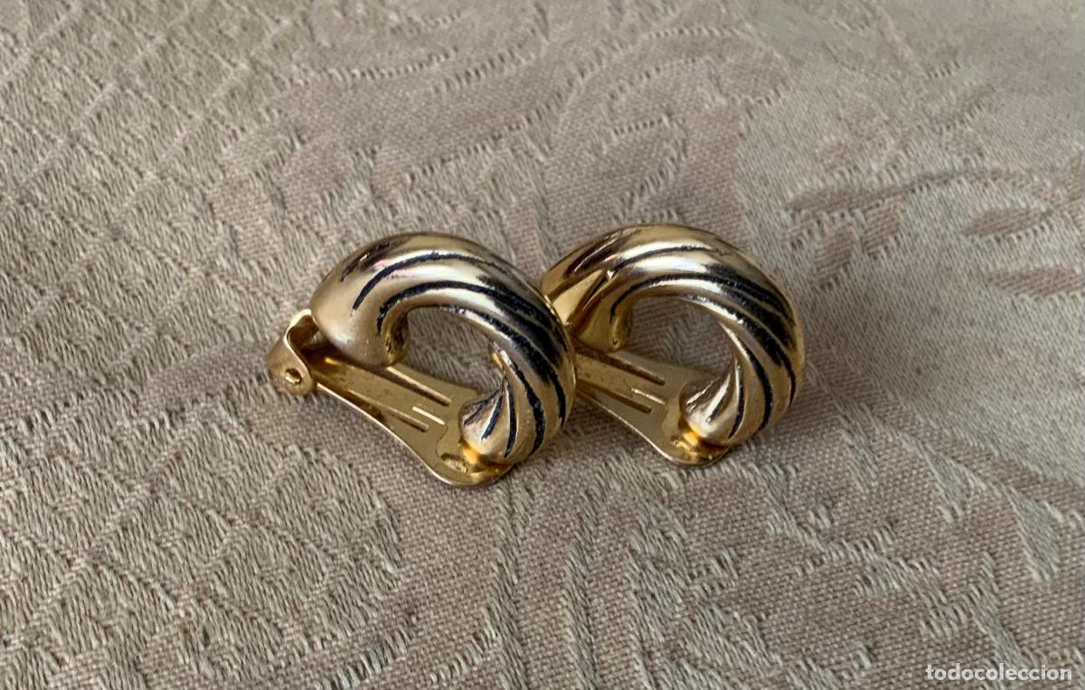 Vintage: PENDIENTES MEDIO ARO A&Ntilde;OS 80 - Foto 2