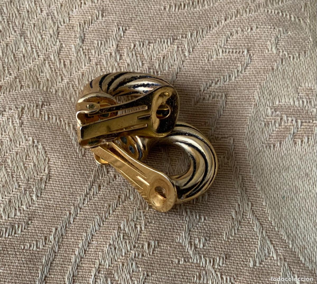 Vintage: PENDIENTES MEDIO ARO A&Ntilde;OS 80 - Foto 5
