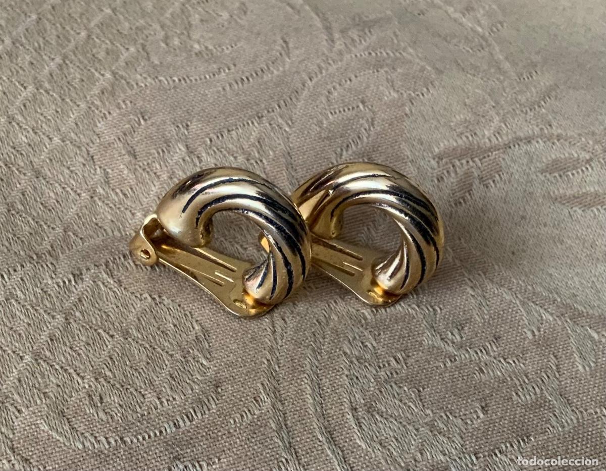 Vintage: PENDIENTES MEDIO ARO A&Ntilde;OS 80 - Foto 6