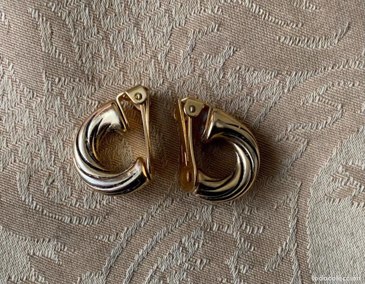 Vintage: PENDIENTES MEDIO ARO A&Ntilde;OS 80 - Foto 7