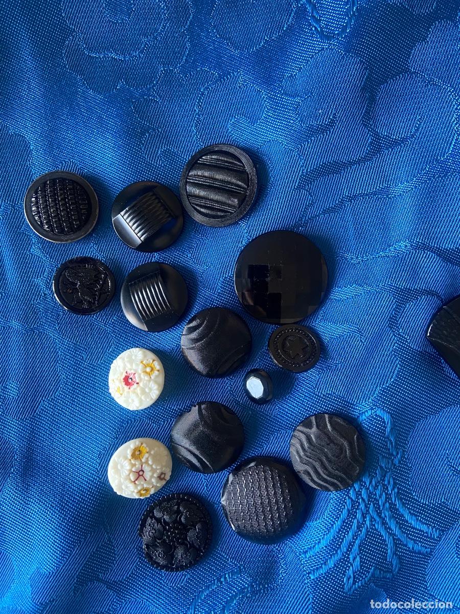 Vintage: 15 BOTONES DE CRISTAL ANTIGUOS - Foto 12
