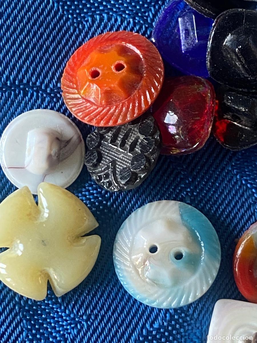 Vintage: M&Aacute;S DE 70 BOTONES DE CRISTAL ANTIGUOS - Foto 6