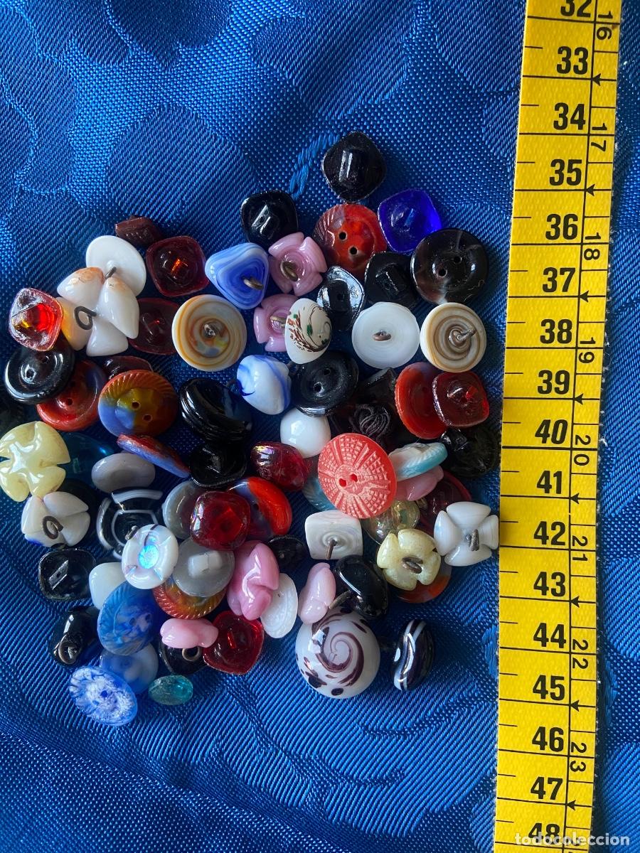 Vintage: M&Aacute;S DE 70 BOTONES DE CRISTAL ANTIGUOS - Foto 8