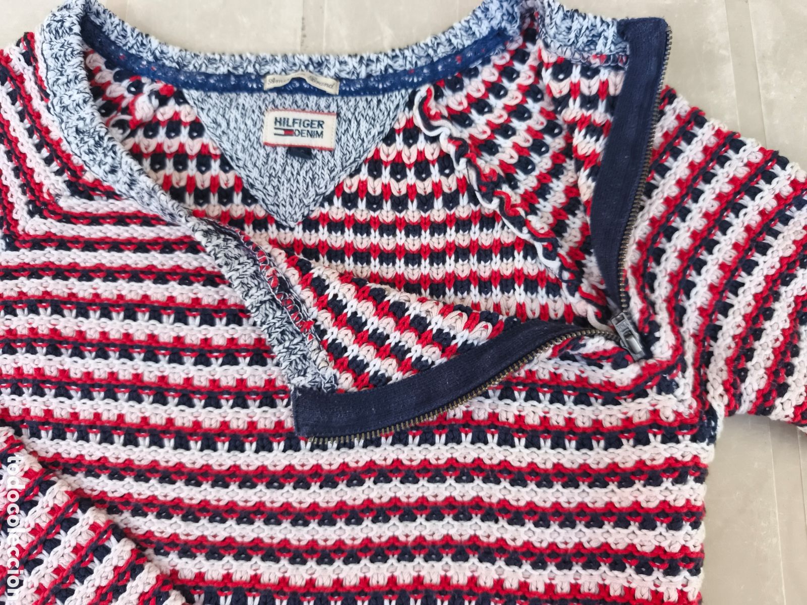 Vintage: Jersey Hilfiger denim. Impecable