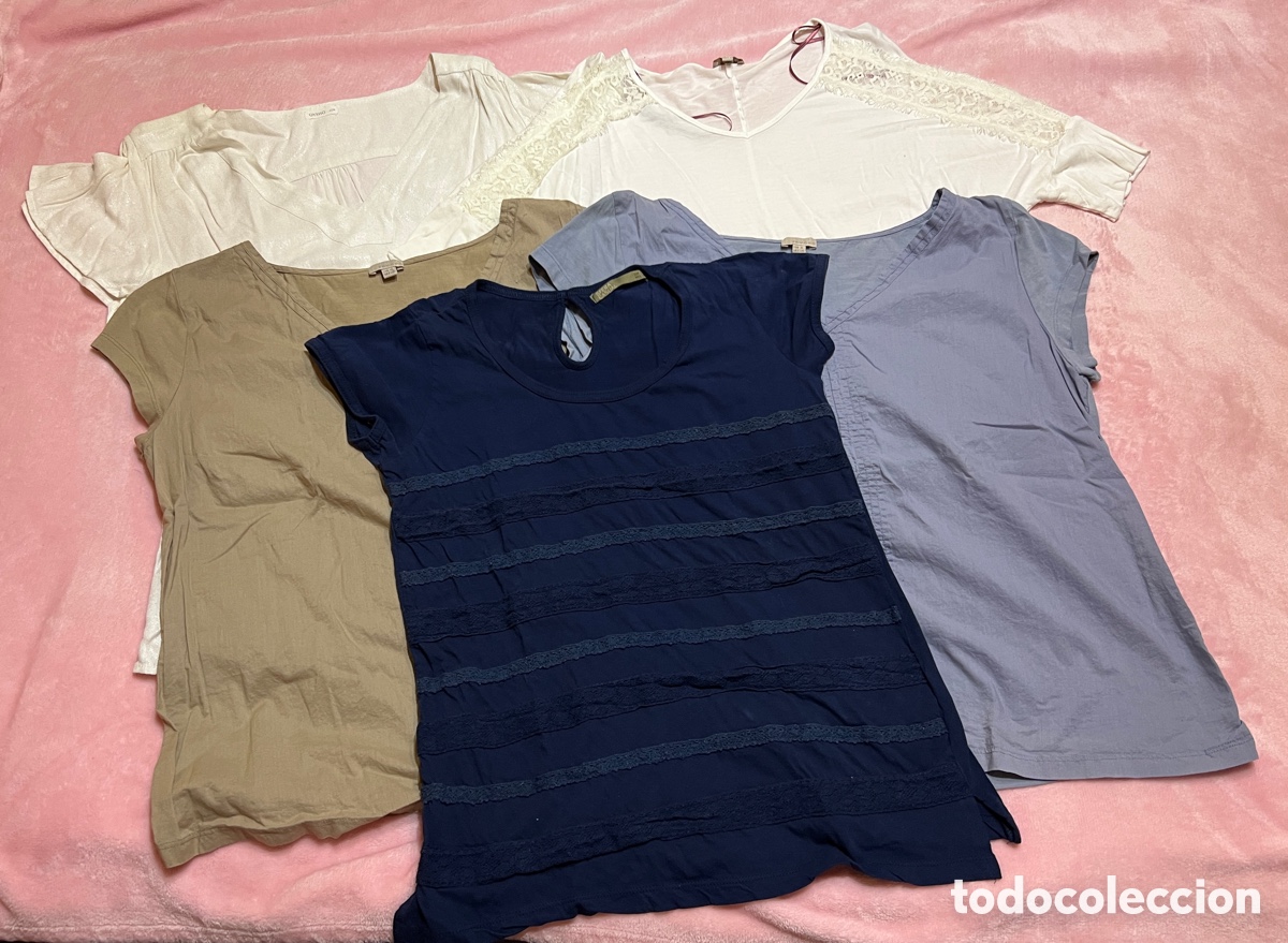 Vintage: Lote 5 camisetas mujer T/L