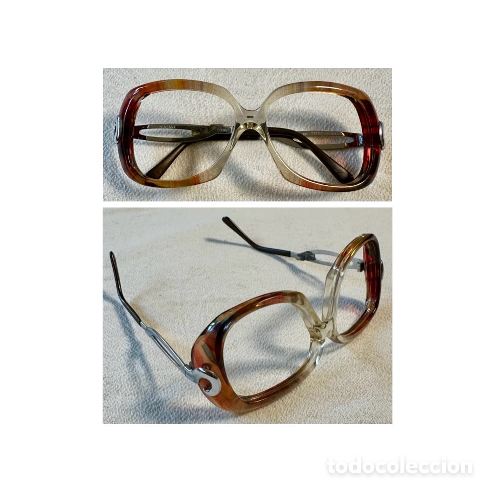Vintage: A&ntilde;os 70, gafas de pasta. Mujer. Barbudo, modelo Montana 52-13. Nuevas. Montura sin cristales.