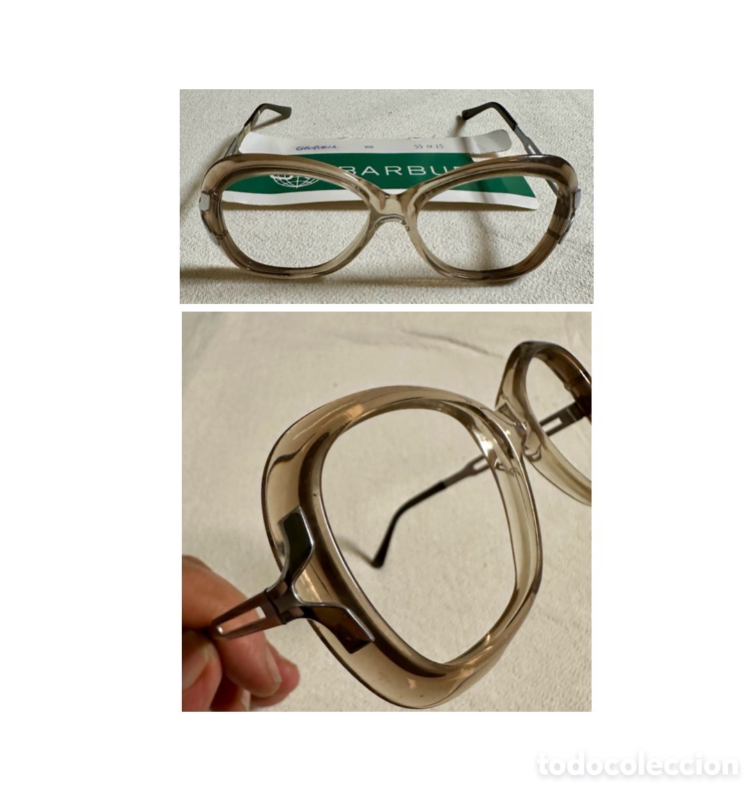 Vintage: A&ntilde;os 70, gafas de pasta. Mujer. Barbudo, modelo Adelaida. Nuevas.