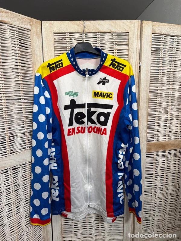 Vintage: VINTAGE | MAILLOT CICLISTA EQUIPO TEKA. TALLA XL
