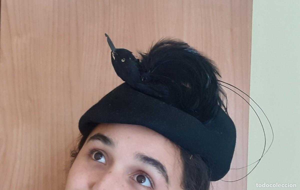 Vintage: Sombrero-boina de mujer de 1946 (aproximadamente).
