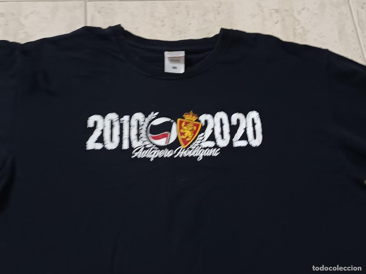 Vintage: CAMISETA PE&Ntilde;A AVISPERO HOOLIGANS REAL ZARAGOZA. TALLA L