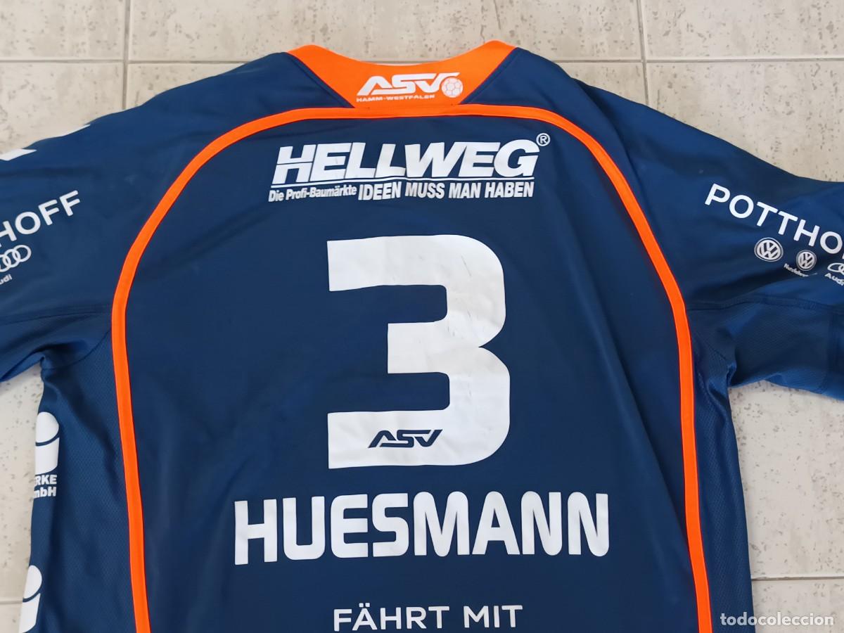 Vintage: CAMISETA MATCH HANDBALL-BUNDESLIGA 2. ASV HAMM-WESTFALEN &ndash; HUESMANN #3 TALLA XL