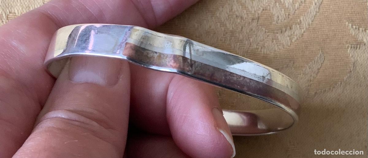 Vintage: PULSERA RIGIDA DE PLATA DE VICTOR CAPARROS, FIRMADA