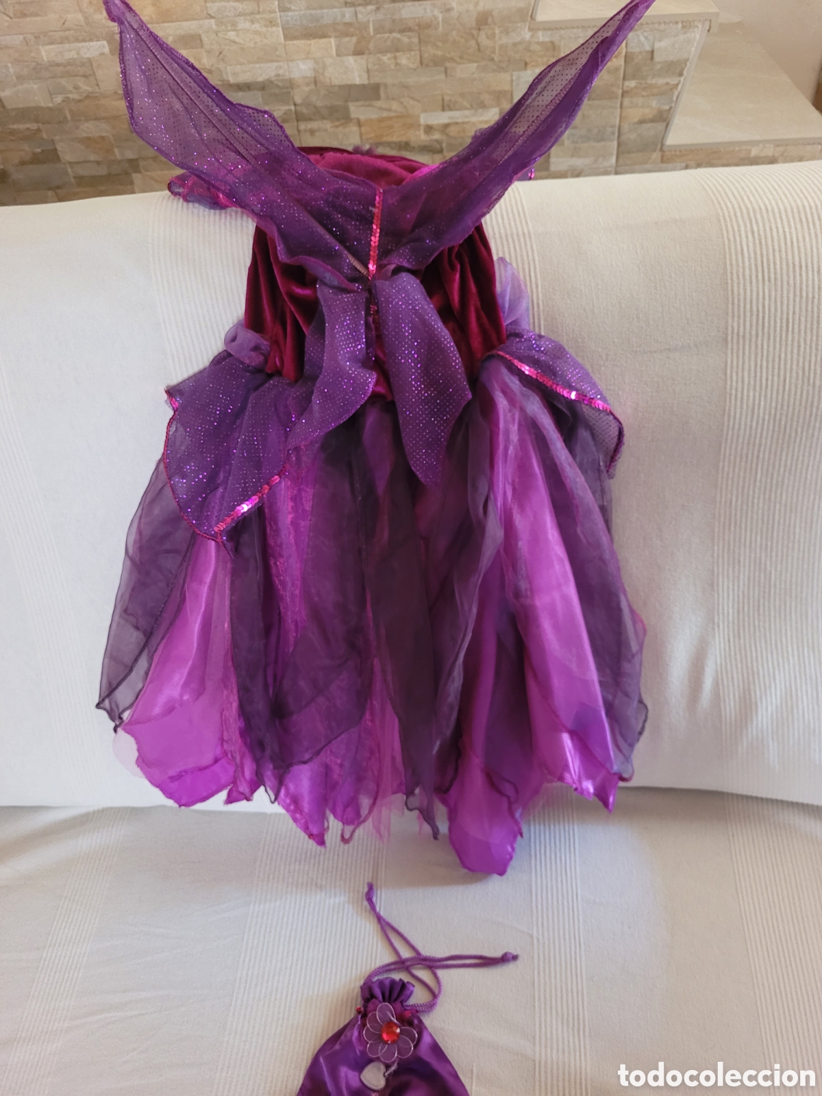 Vintage: Disfraz hada , con bolso, en perfecto estado